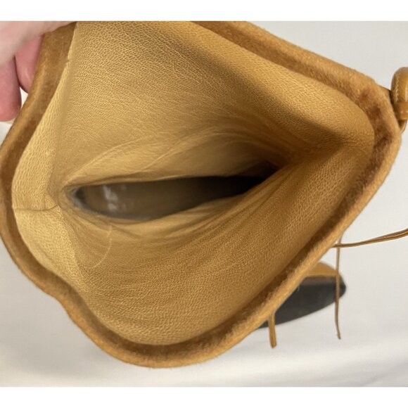 Vintage 1980s Reed Evins sz 8 Made in Italy Leather Suede Calf High Heel Boots - Picture 12 of 13